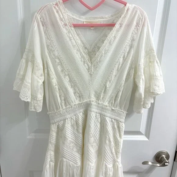 LoveShackFancy | Dresses | New Loveshackfancy Calamina White Mini Dress |  Poshmark